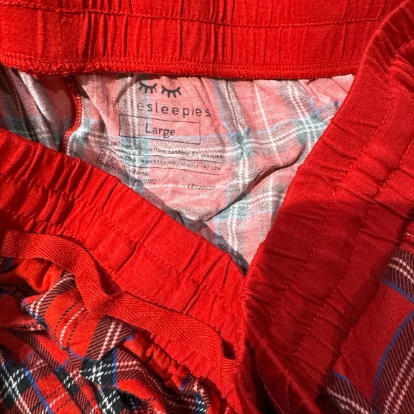 Little Sleepies Red Plaid Jammies - Adult Large - Picture 3 of 4